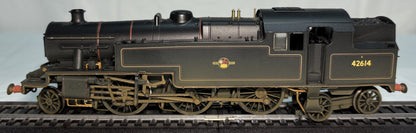 Hornby R3021A Class 4P Stanier 2-6-4T 42614 in BR black with late crest - weathered