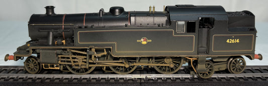 Hornby R3021A Class 4P Stanier 2-6-4T 42614 in BR black with late crest - weathered
