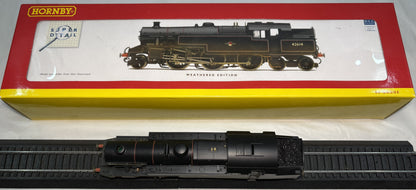 Hornby R3021A Class 4P Stanier 2-6-4T 42614 in BR black with late crest - weathered
