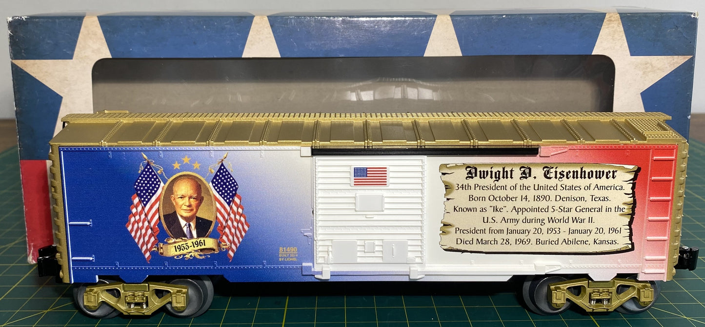 Lionel 6-81490 President Dwight Eisenhower Box Car