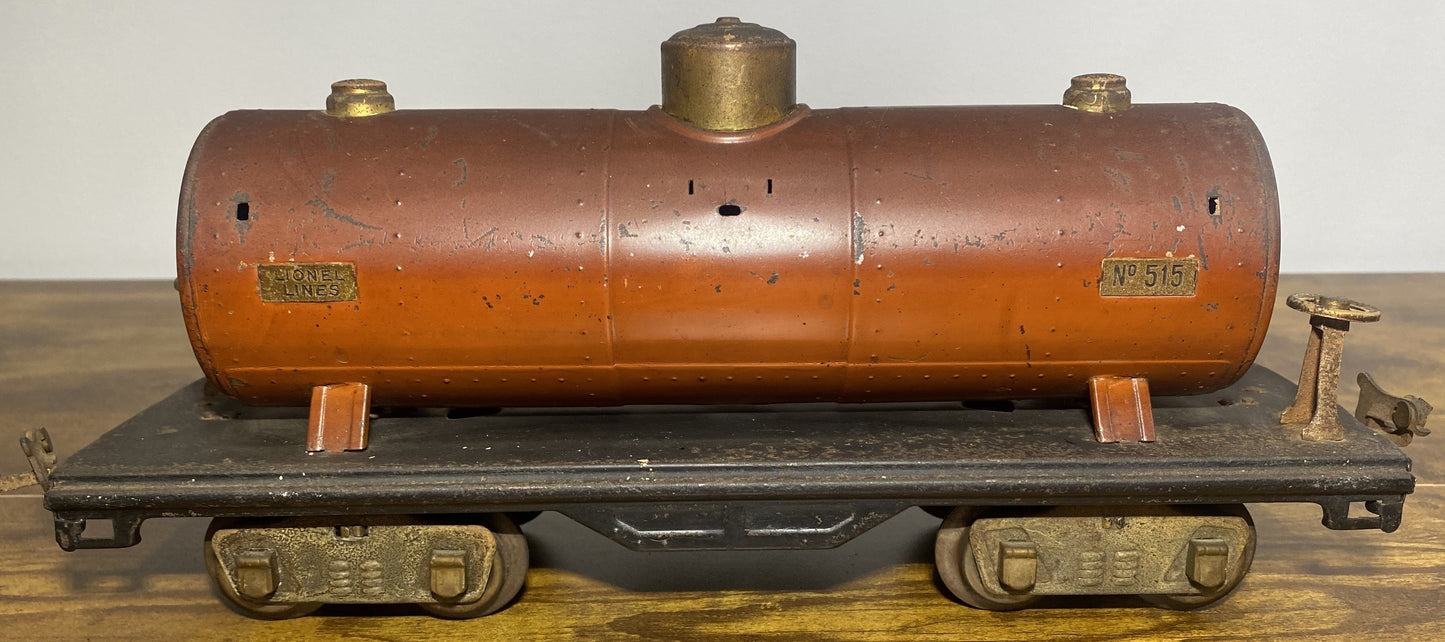 Lionel Pre War 515 Tank Car STD Gauge