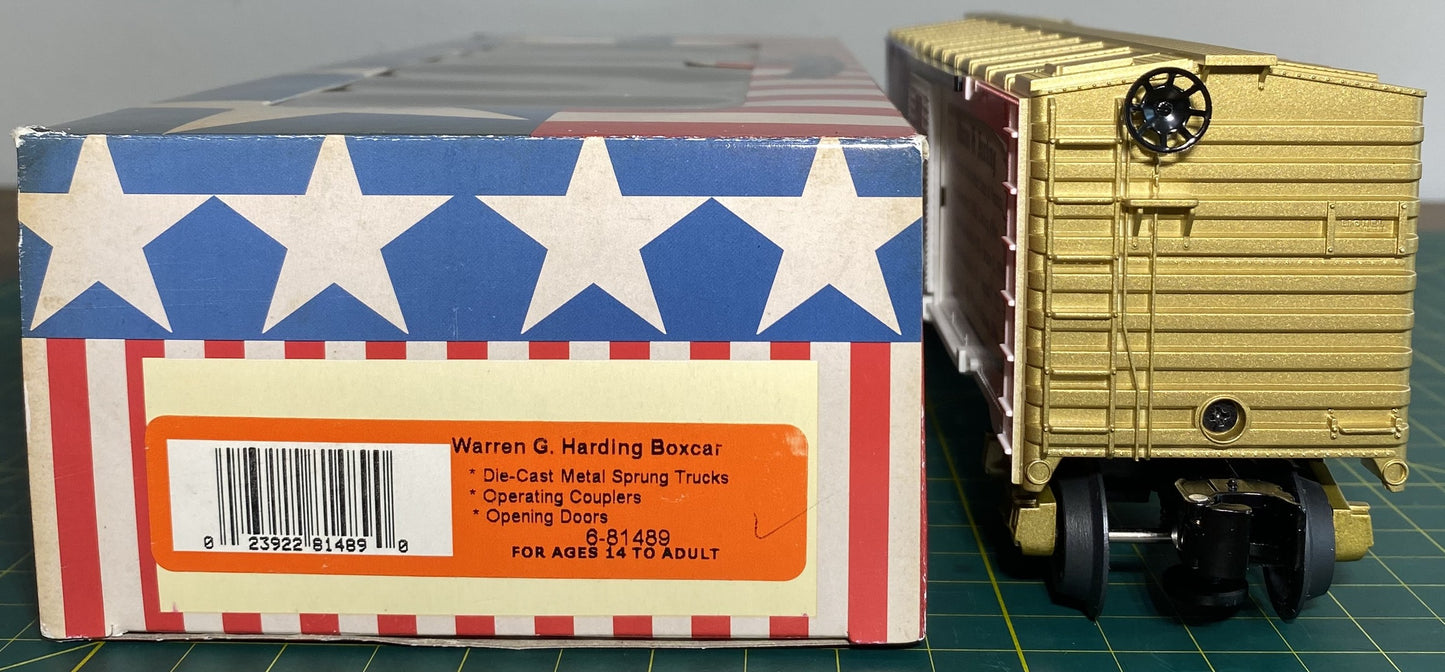 Lionel 6-81489 President Warren G Harding Box Car
