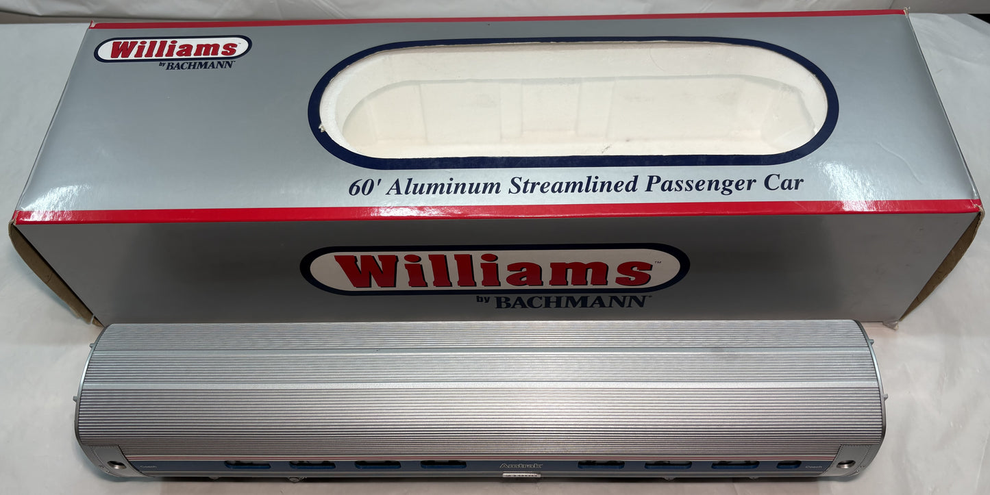 Williams 21900 O Gauge 60’ Amtrak Amfleet Passenger Cars