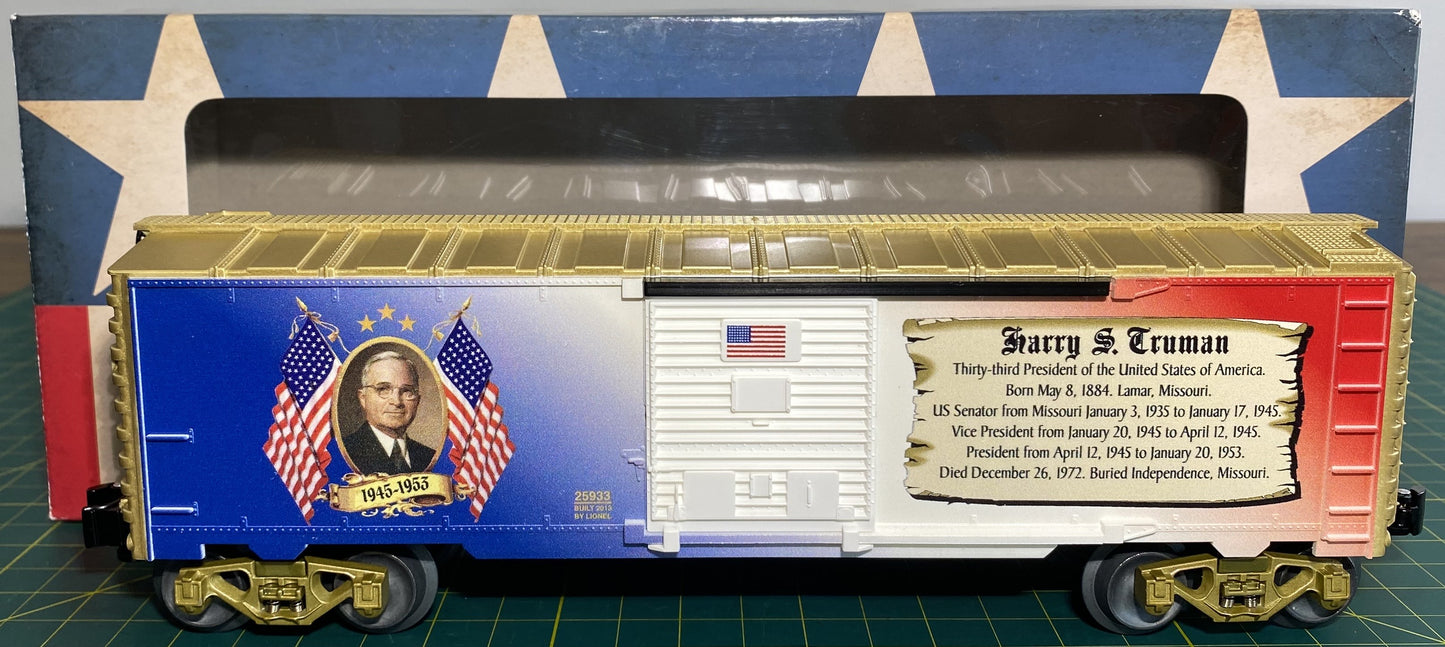 Lionel 6-25933 President Harry Truman Box Car
