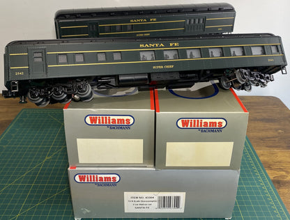 Williams 43304 Santa Fe 72 Ft. Heavyweight Passenger 2-Pack