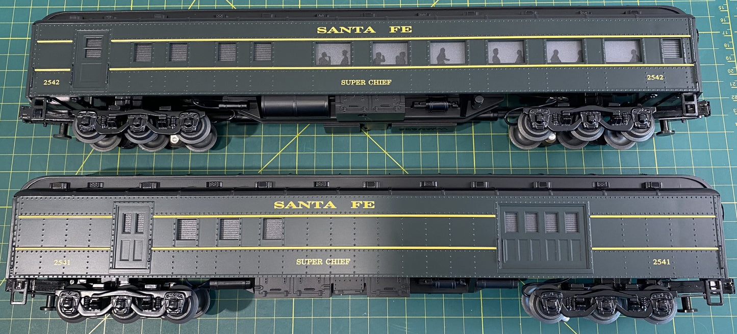 Williams 43304 Santa Fe 72 Ft. Heavyweight Passenger 2-Pack