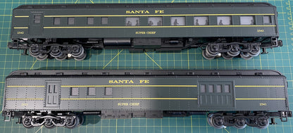 Williams 43304 Santa Fe 72 Ft. Heavyweight Passenger 2-Pack