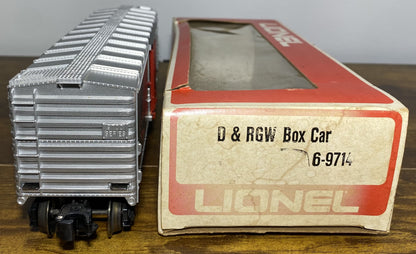 Lionel Modern #6-9714 D&RGW Box Car