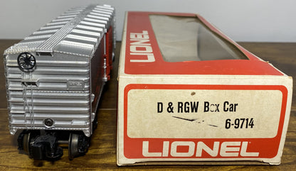 Lionel Modern #6-9714 D&RGW Box Car