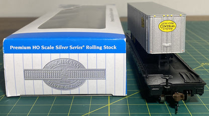 Bachmann Premium 16703 52' 6" Flatcar w/35' Piggyback Trailer NYC