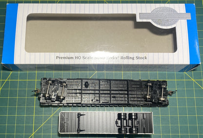 Bachmann Premium 16703 52' 6" Flatcar w/35' Piggyback Trailer NYC