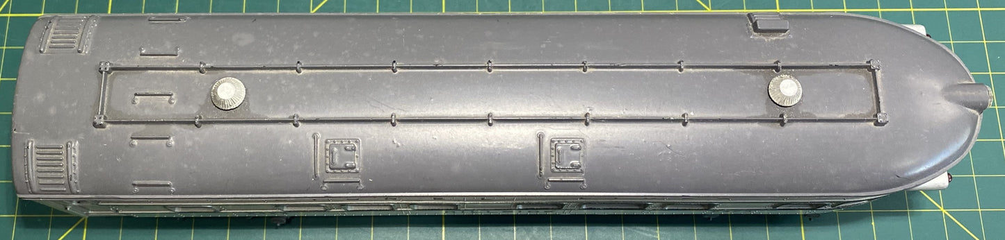Lionel Post War 2423 Hillside Observation Car Grey Roof