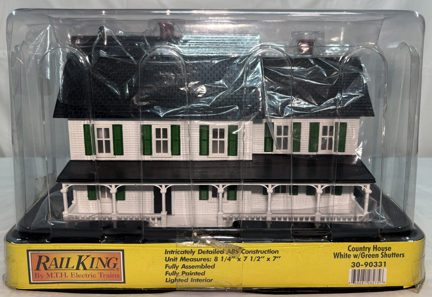 MTH 30-90331 Rail King White w/Green Shutters #4 Country House
