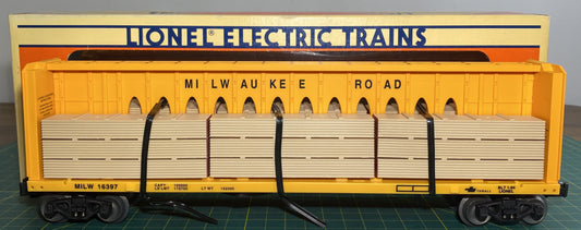 Lionel 6-16397 Milwaukee Road I-Beam Flat Car