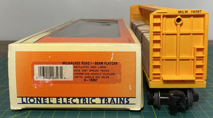 Lionel 6-16397 Milwaukee Road I-Beam Flat Car