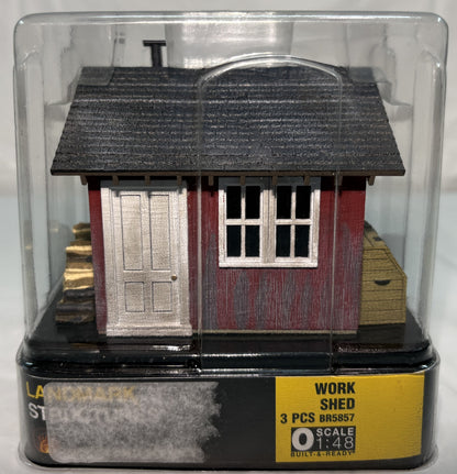 Woodland Scenics BR5857 O Scale Work Shed Built Up