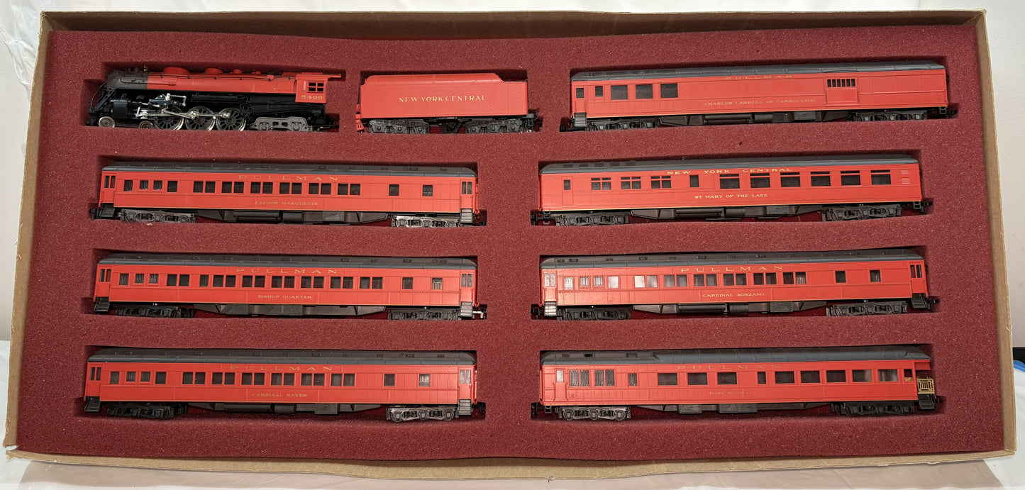 Con-Cor #0001 NYC New York Central Cardinal Steam Passenger Train Set