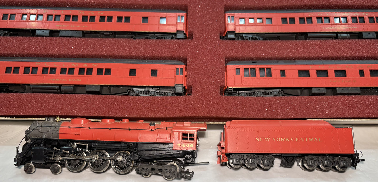 Con-Cor #0001 NYC New York Central Cardinal Steam Passenger Train Set