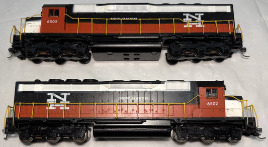 Athearn HO New Haven SD40 Powered & Non-Powered Diesel Locomotive #6502