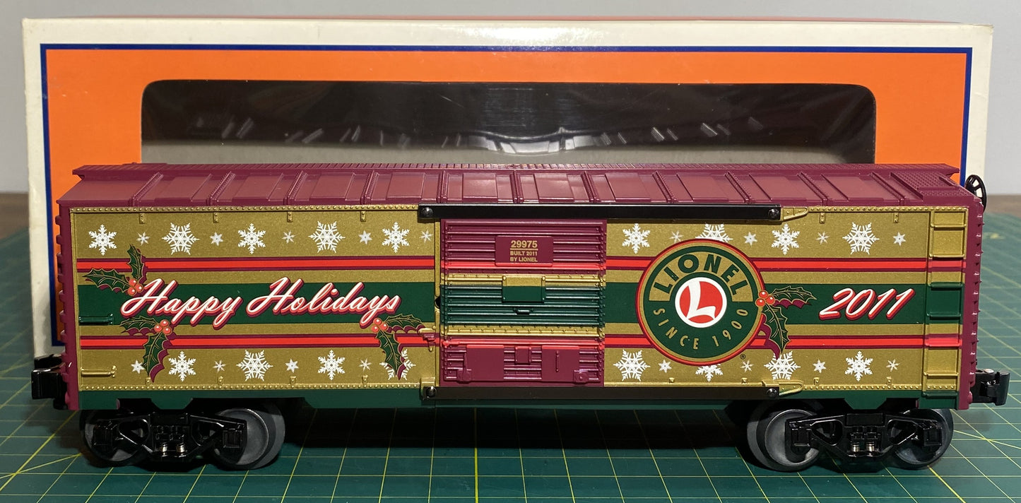 Lionel Modern 6-29975 2011 Christmas Box Car