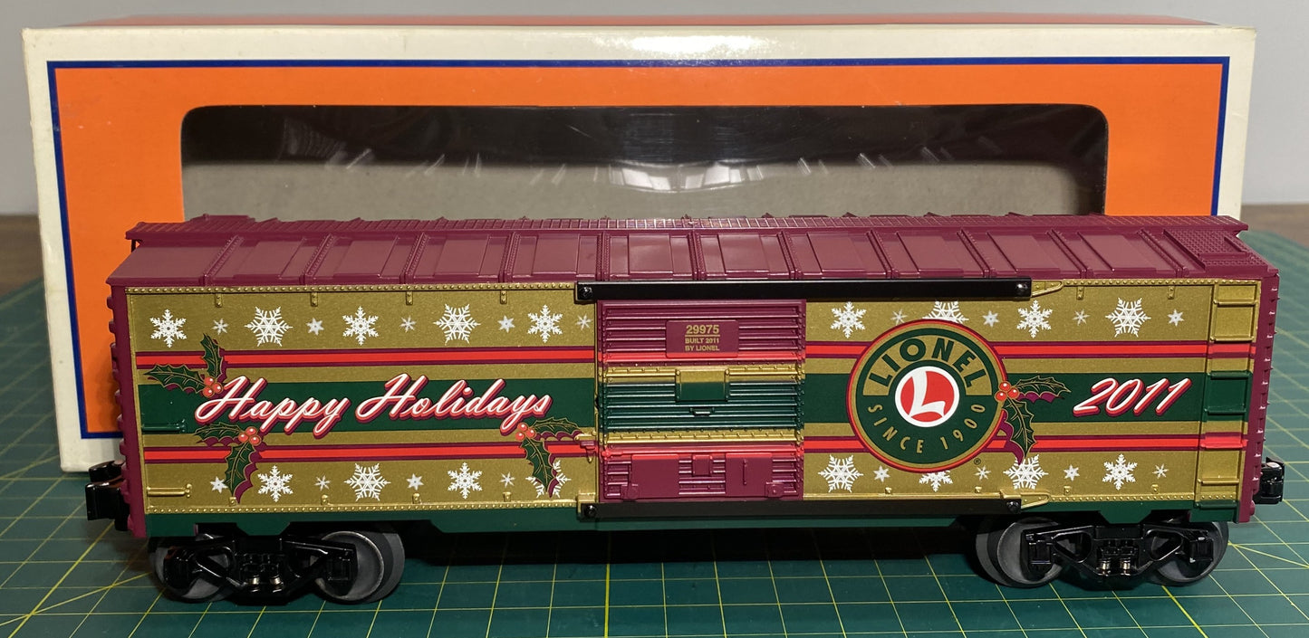 Lionel Modern 6-29975 2011 Christmas Box Car