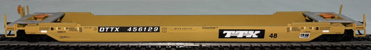 Walthers 932-4305 HO All Purpose 48' Metal Husky Stack Well Car TTX DTTX #456129