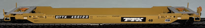 Walthers 932-4305 HO All Purpose 48' Metal Husky Stack Well Car TTX DTTX #456129
