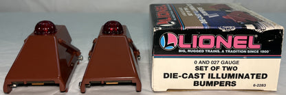 Lionel 2283 O Gauge Die Cast Illuminated Bumpers (2)