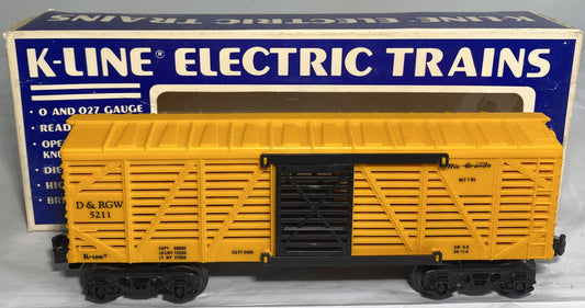 K-Line K-5211 D&RGW Rio Grande Stock Car