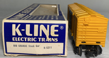 K-Line K-5211 D&RGW Rio Grande Stock Car