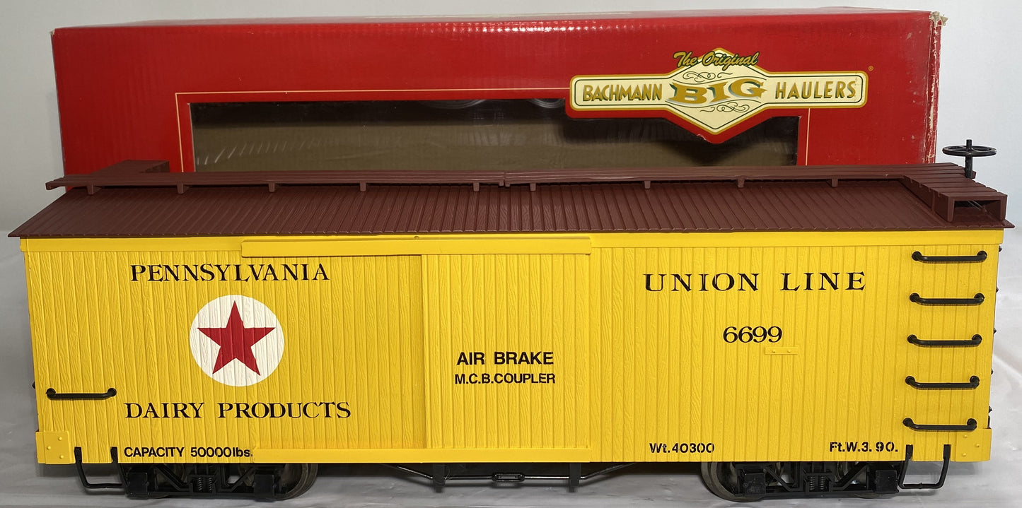 Bachmann Big Haulers 93368 Pennsylvania Boxcar w/Metal Wheels #6699