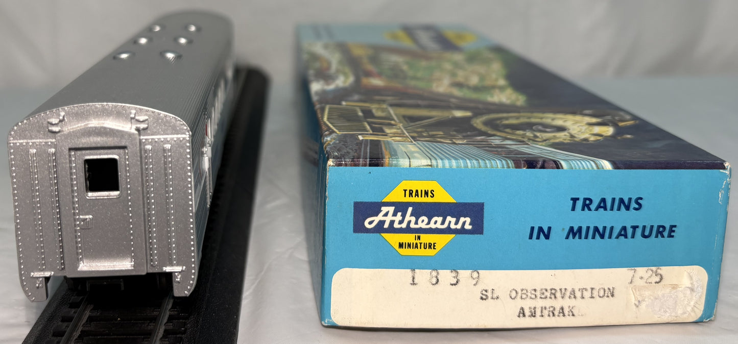 Athearn 1839 HO Scale Amtrak Streamlined Observation Car #3339