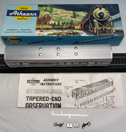 Athearn 1839 HO Scale Amtrak Streamlined Observation Car #3339