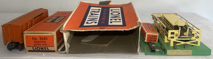 Lionel 3656 Operating Stock yard, Cattle and Cattle Car