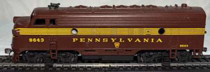 Athearn 3205 HO F7A Pennsylvania Diesel Locomotive #9643