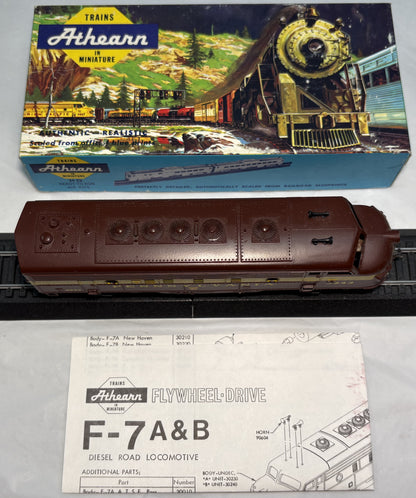Athearn 3205 HO F7A Pennsylvania Diesel Locomotive #9643