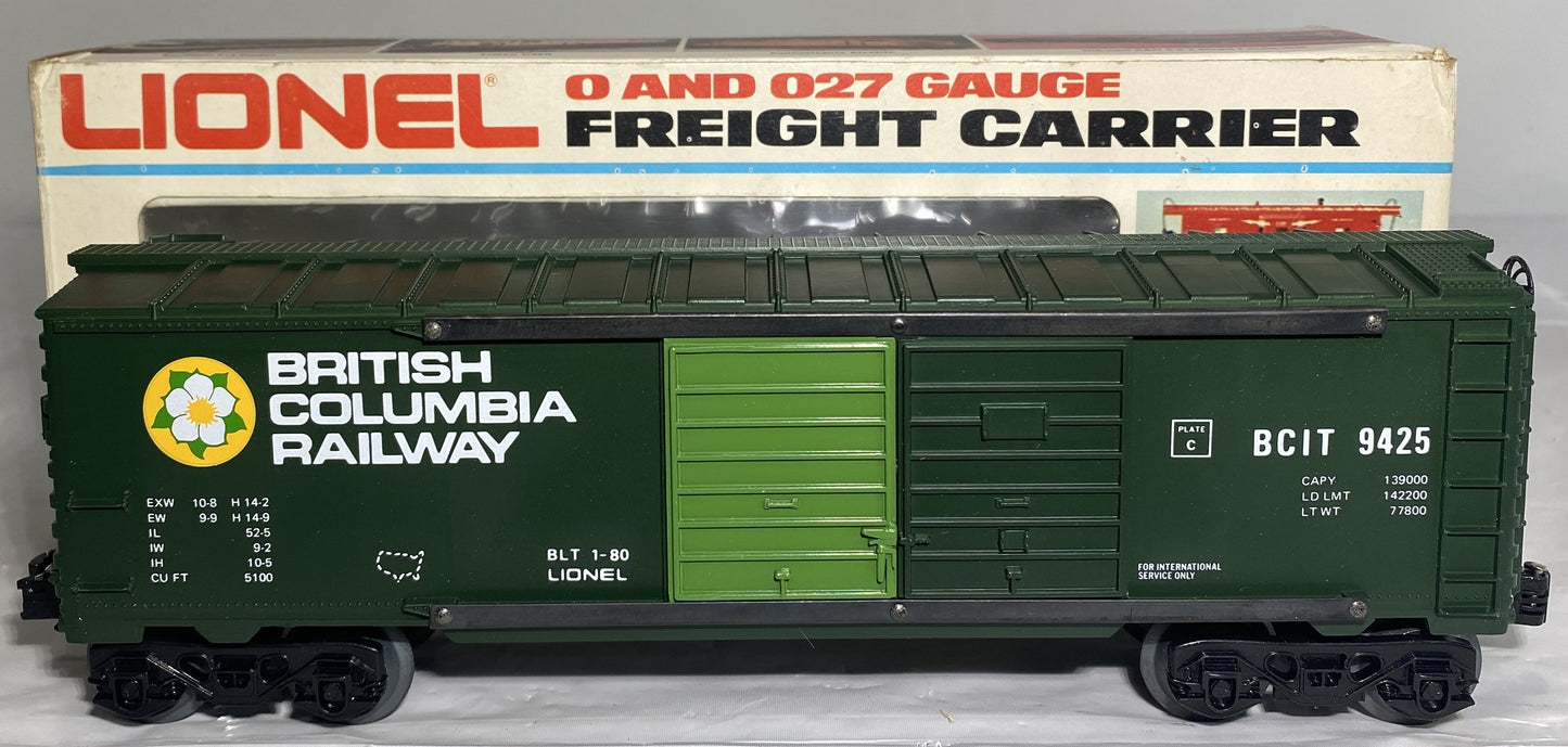 Lionel Modern 6-9425 British Columbia Box Car