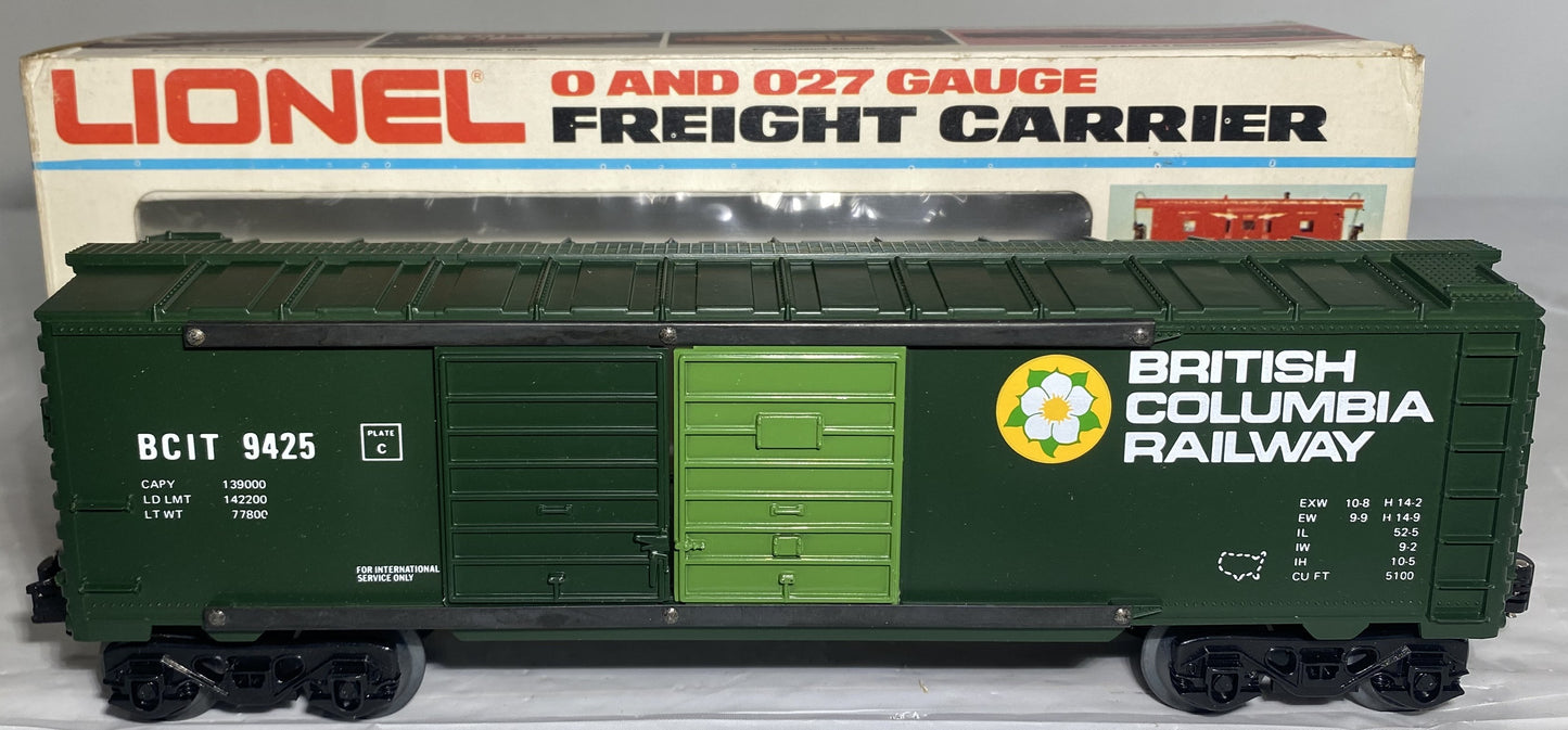 Lionel Modern 6-9425 British Columbia Box Car