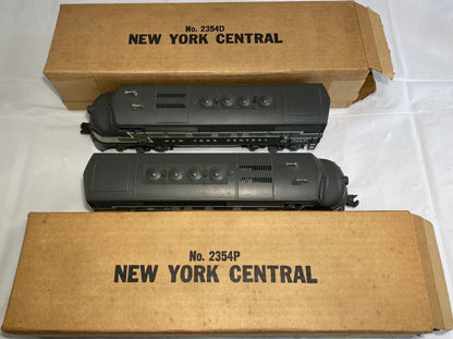 Lionel Post War 2354 F3 New York Central Diesel AA Units with Boxes