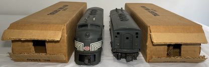 Lionel Post War 2354 F3 New York Central Diesel AA Units with Boxes