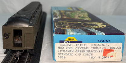 Athearn 5650 HO Scale Bev-Bel NYC Bear Mt. Bridge Coach
