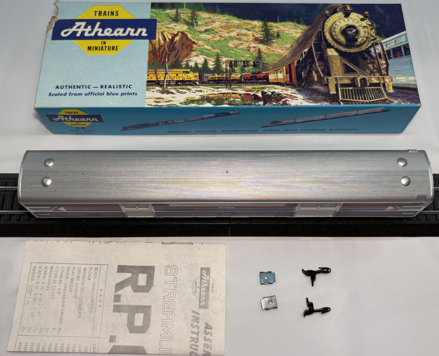 Athearn 1809 HO Scale Amtrak Streamline RPO Car #9987