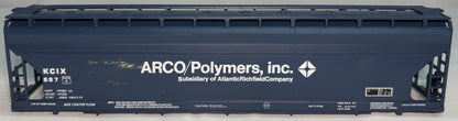 Athearn 127 "Arco Polymers" 55' Center-Flow Covered Hopper