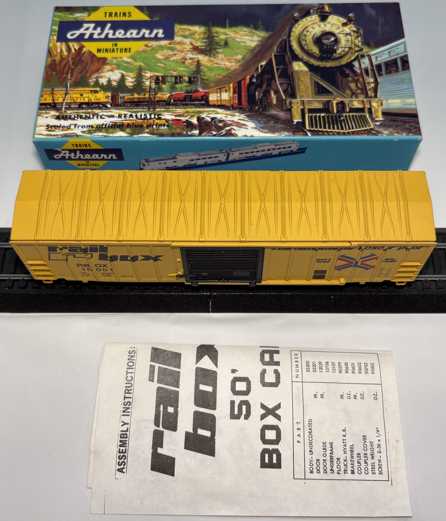Athearn 5521 HO Railbox 50' SD Railbox Car Road #11062