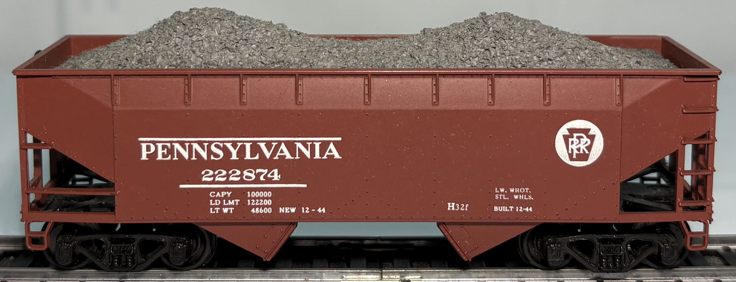 Athearn Bev-Bel 1322-1 HO Pennsylvania Railroad 34' 2-Bay Hopper