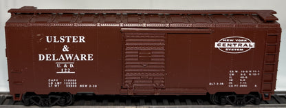 Athearn 5073 HO BevBel Corp. Ulster & Delaware NYC System 40' Boxcar #122 Kit