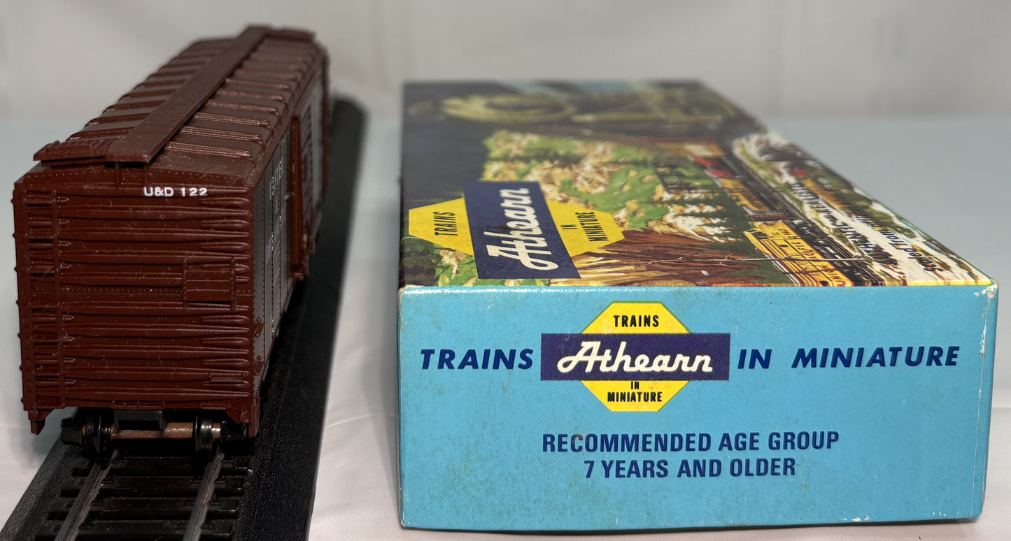 Athearn 5073 HO BevBel Corp. Ulster & Delaware NYC System 40' Boxcar #122 Kit