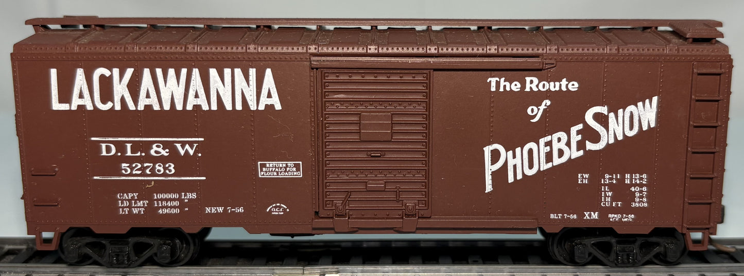 Athearn 233-3 HO 40' Box Car Lackawanna #DL & W 52783