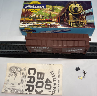Athearn 233-3 HO 40' Box Car Lackawanna #DL & W 52783