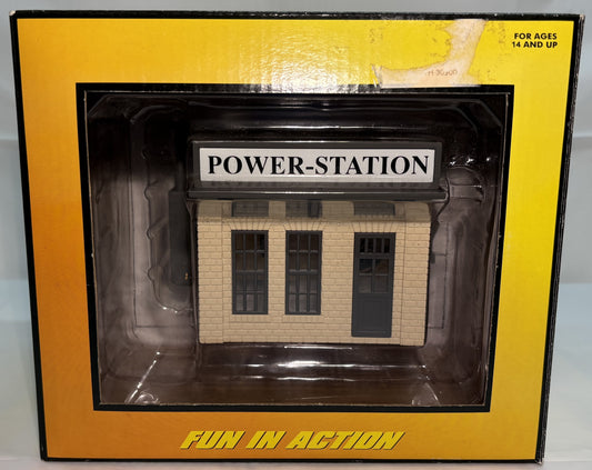 MTH 30-90003 O Scale Cream & Dk. Gray Power Station
